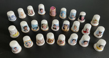Collection of 25 Royal Family Interest China Thimbles. Job Lot.