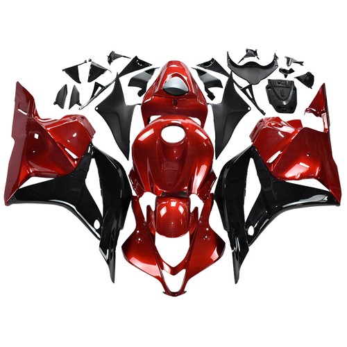 Red black abs fairing - black, kit