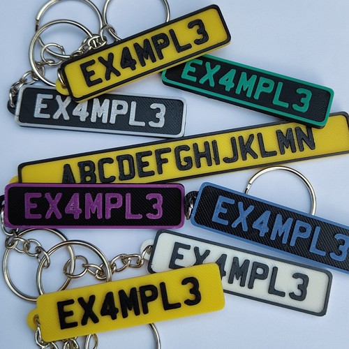 Customisable car number - customisable,