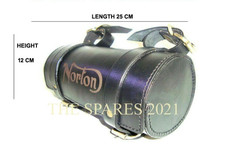 Genuine Black Leather Engraved