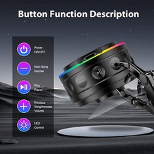 Conyat Bluetooth Shower Speaker, Portable Stereo Sound. waterproof