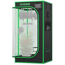 VIVOSUN P224 60*60*120cm PRO Grow Tent,Reflective Mylar,2000D Oxford Fabric