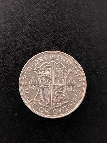 1935 uncirculated half crown - 1935,