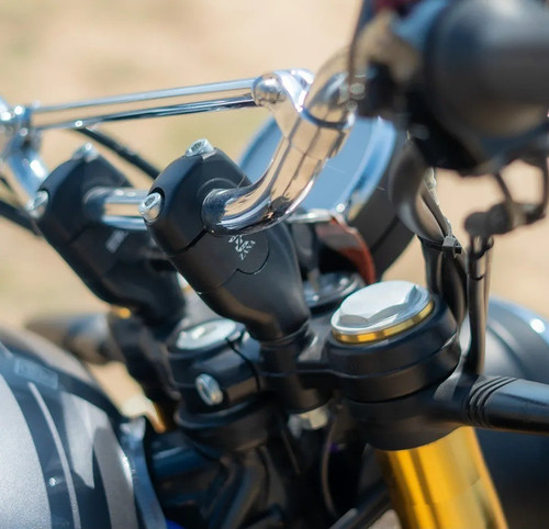 Handle bar riser black - black, for
