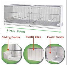 2 x Double Breeding Cage 120cm