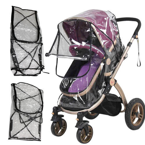 Transparent baby stroller - transparent,