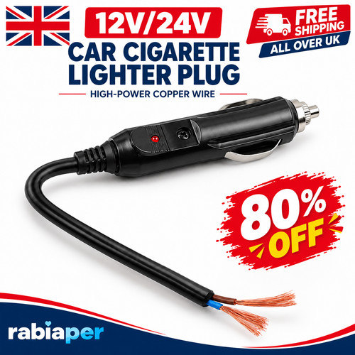 12v 24v male led - 24v, cigarette