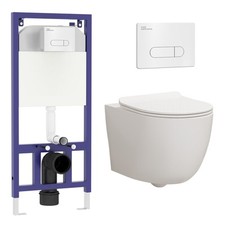 Elva Wall Hung Rimless Toilet