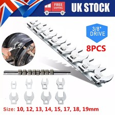 8Pcs 3/8 inch Drive Crowfoot