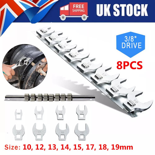 8pcs inch drive crowfoot - inch,