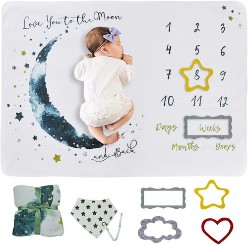 Baby milestone mat blanket - mat,