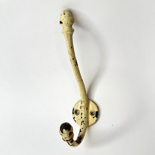 Vintage metal coat hook - vintage,