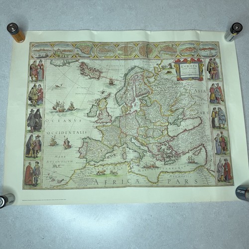 Guillielmo blaeu evropa europe - blaeu,