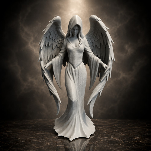 Fallen serenity angel statue - fallen,