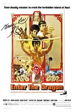 Enter The Drago Bruce Lee Signed A4 Photo Print Autograph