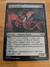 MTG Blood Hustler 0080 Outlaws of Thunder Junction M/NM Free UK P&P