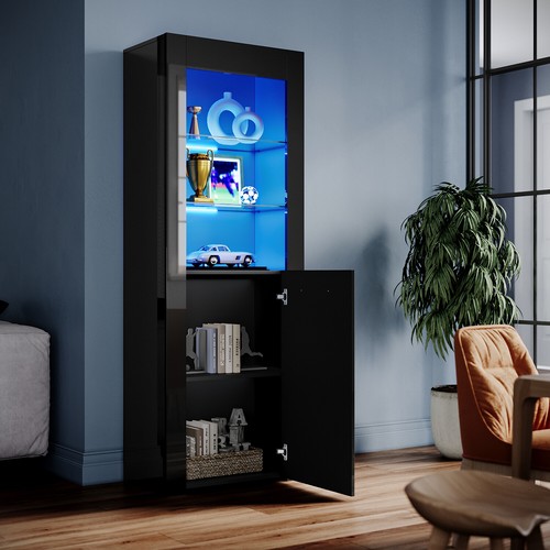 High gloss black display - high,