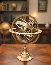 Antique Brass Armillary 18"