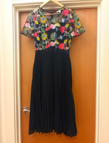 Yumi black embroidered - yumi,