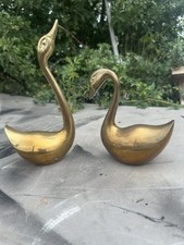 Vintage Pair Of Brass