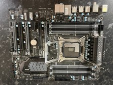MSI X79A-GD45 Plus Motherboard & Backplate - Working - Free P&P!
