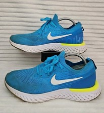 Nike Epic React Flyknit Trainers Volt Glow AQ0067-401 Size UK 8.5  Eur 43