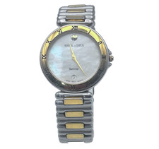 Solvil et Titus Sonvilier Quartz Watch – Roman Dial – Two-Tone – Swiss – Working