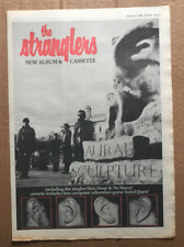THE STRANGLERS - AURAL SCULPTURE original poster sized music press ad 1984
