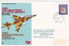CFirst Civil Registered JetV/Stol Aircraft 1st Intercontinental flight flown