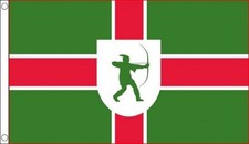 NOTTINGHAMSHIRE FLAG 5' x 3' Nottingham Robin Hood Mansfield Notts County Flags