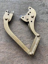 Casement hinges x2 hatch/window fittings: Bronze chandlery