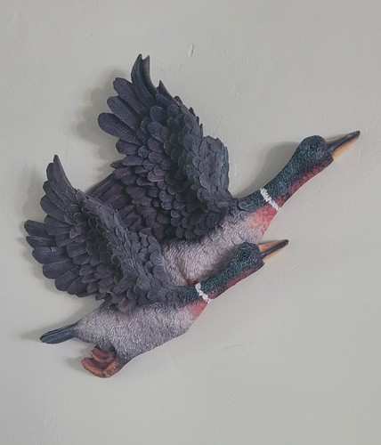 Resin flying duck - wall, decor