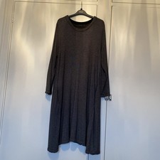 Lagenlook Black Striped Fleecy