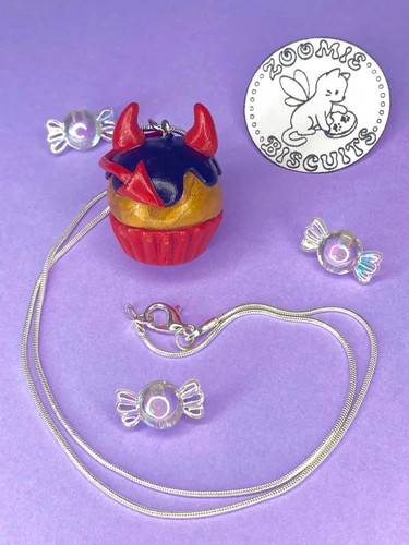 Devil horns demon cute - , cupcake