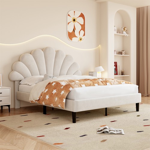 Double bed 135x190 velvet - 135x190,