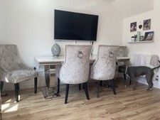 Fish Pools Marble Table and Chairs Set