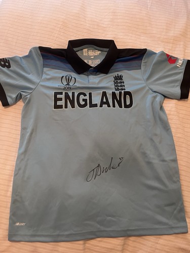 England shirt signed by - england,
