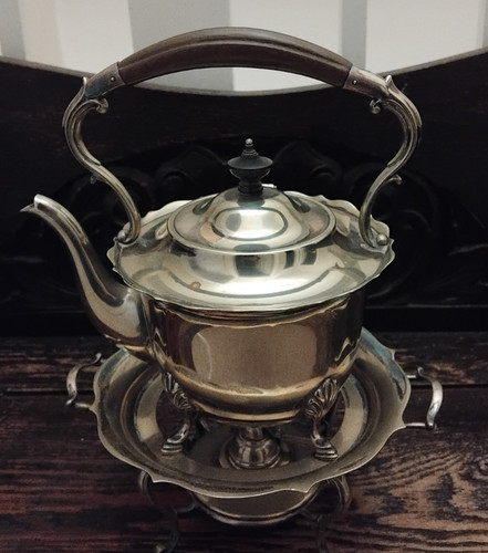 Silver plated kettle teapot - silver, kettle/teapot