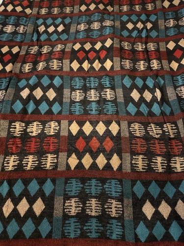 Vintage welsh blanket throw - welsh, /