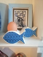 !970's , Two Carlton Ware ? Egg Cups in the form of Fish .