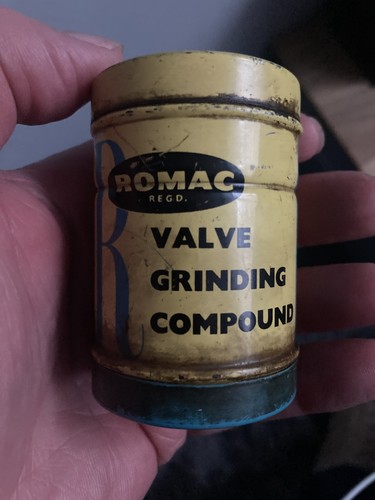 Vintage tin romac - vintage, of
