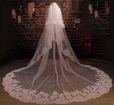 Wedding Veil 2 Tiers Cathedral