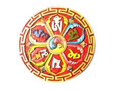 Buddhist mantra mani - om, padme