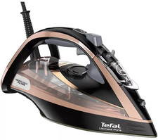 Tefal Ultimate Pure Fv9845 Steam Iron in Black and Rose Gold
