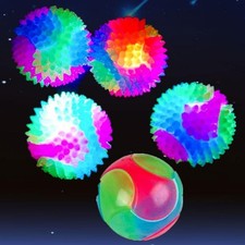 Dog Flashing Elastic Ball Light up Flash Bouncing Ball Jumping Glow In The Dark