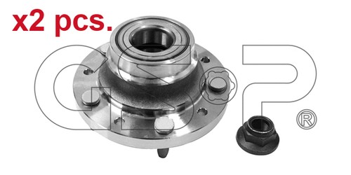 Pcs rear fits both - x2,