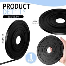 6mm Black Magnetic Strip Self
