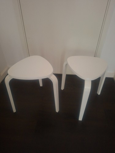 Ikea kyrre birch stools - 2,