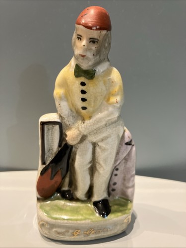 Staffordshire pottery figure - figure, w