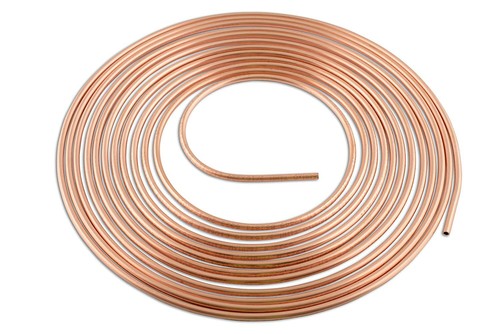 Copper pipe 4in x 25ft - copper,
